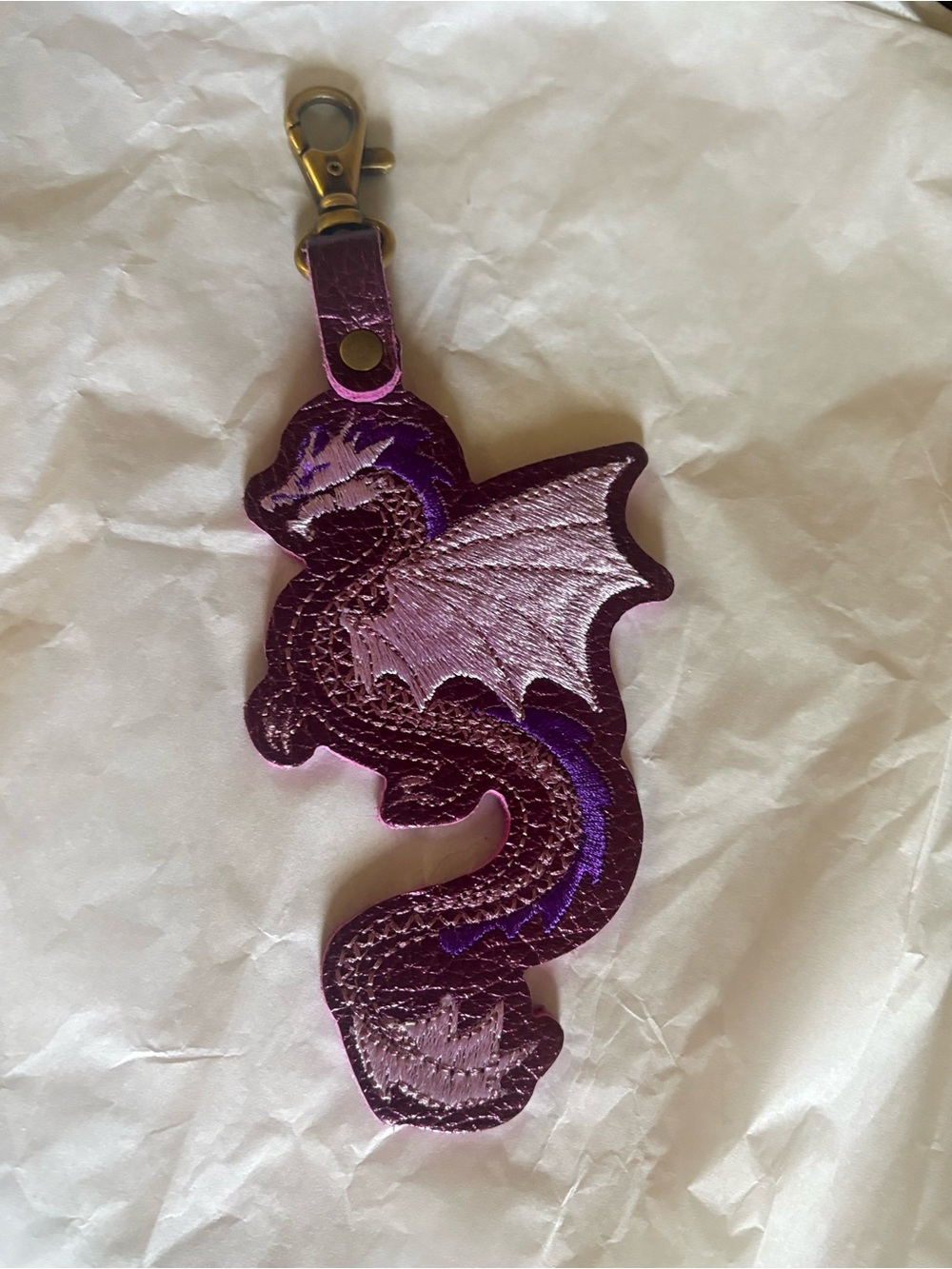 Purple Dragon Portland leather tassel - Picture 2 of 4